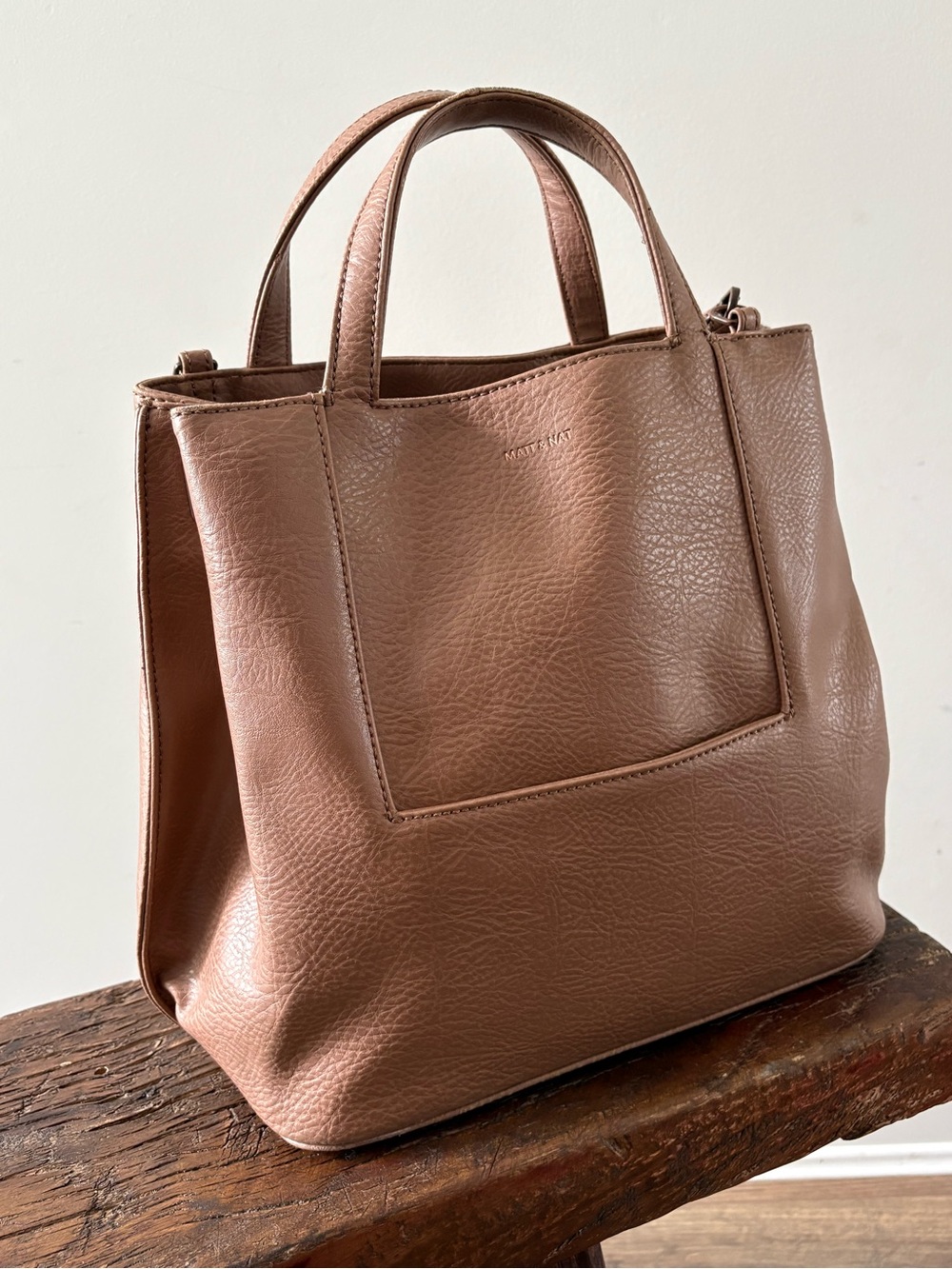 Matt & Nat Brown Leather Tote Bag